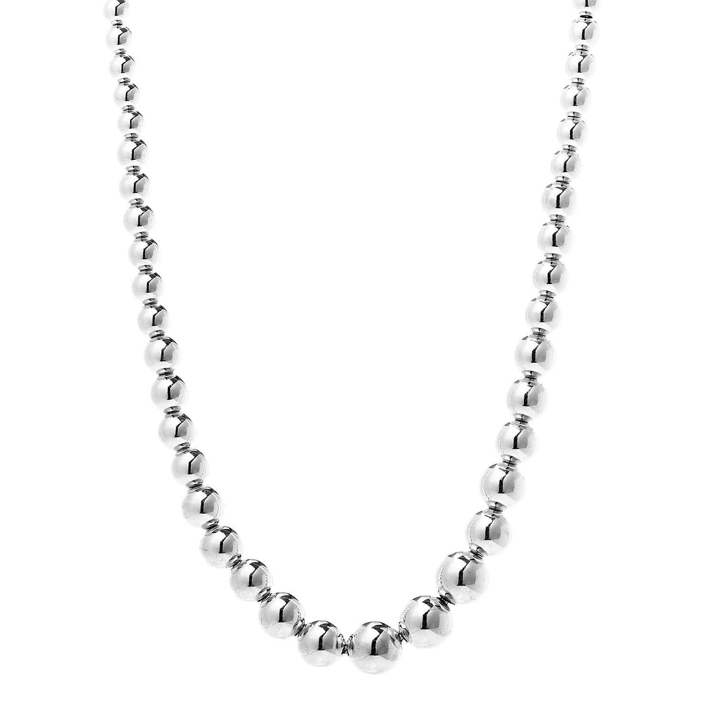 Sterling Silver HardWear Graduated Ball Necklace