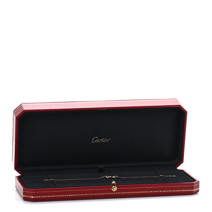 Cartier 18K Pink Gold Tsavorite Garnet Onyx Panthere Chain Bracelet 4 of 4