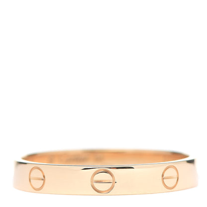 Cartier 18K Yellow Gold 3.5mm LOVE Wedding Band Ring 64 10.75 1 of 5