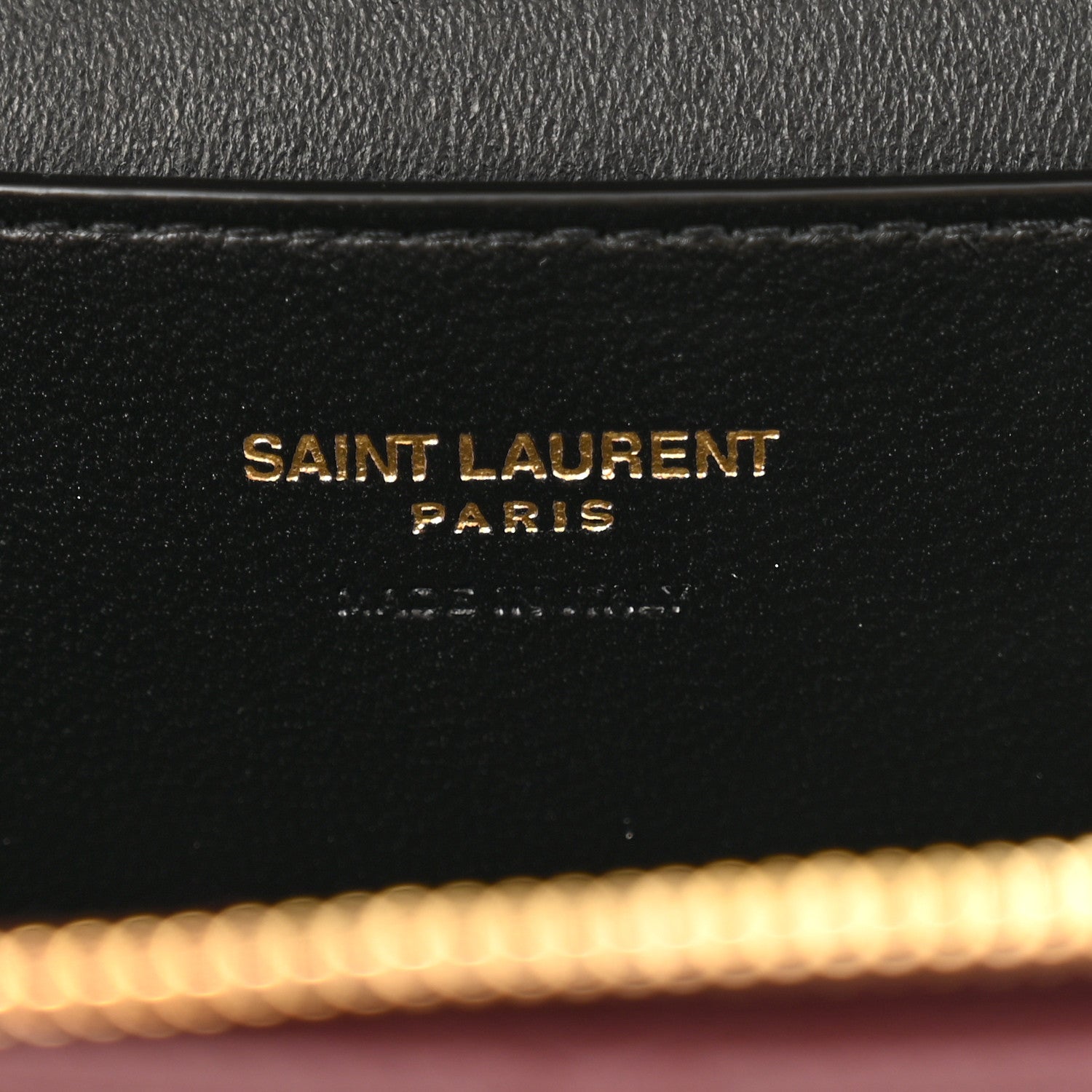 Saint Laurent Lambskin Quilted Mini Gaby Vanity Case Rouge Cabernet 6 of 9