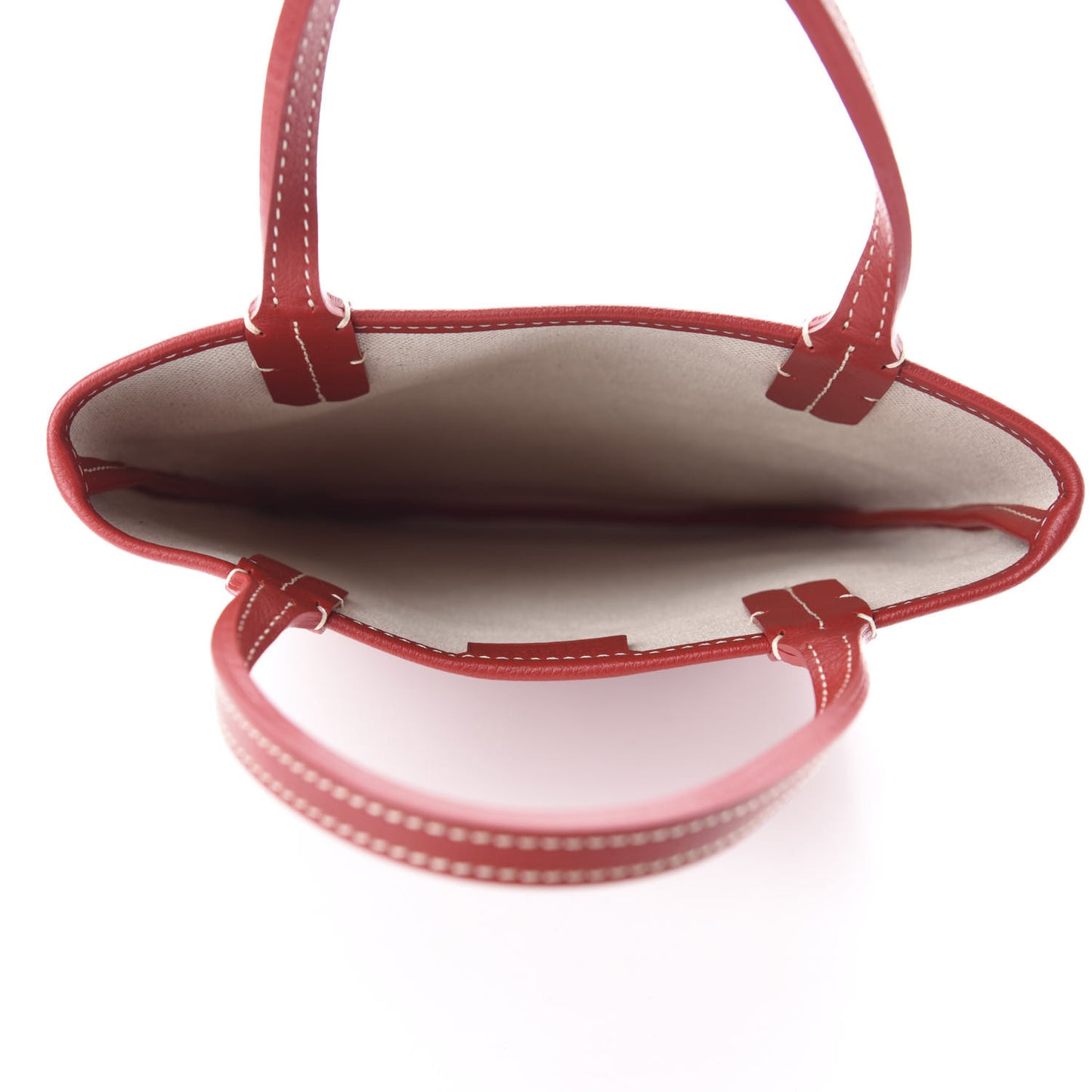 Goyardine Poitiers Tote Red