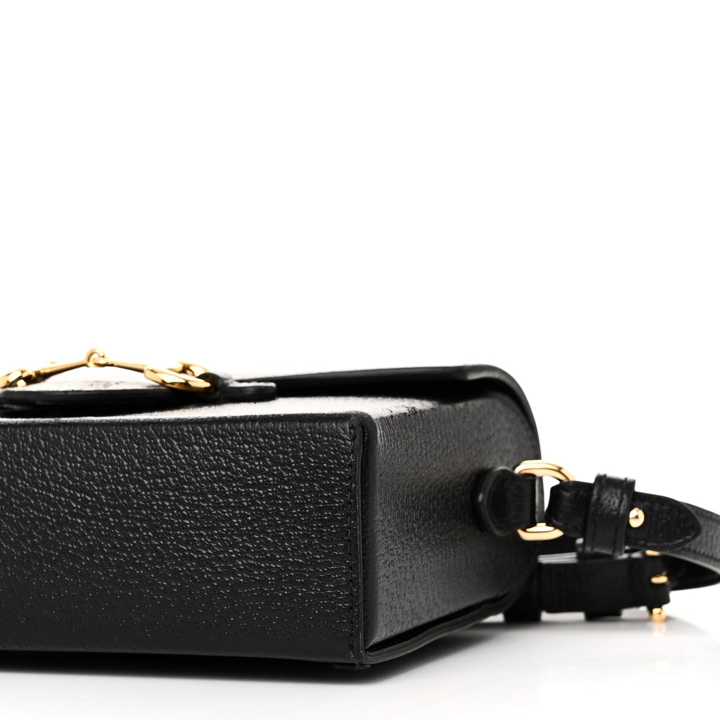 Calfskin Horsebit 1955 Shoulder Bag Black