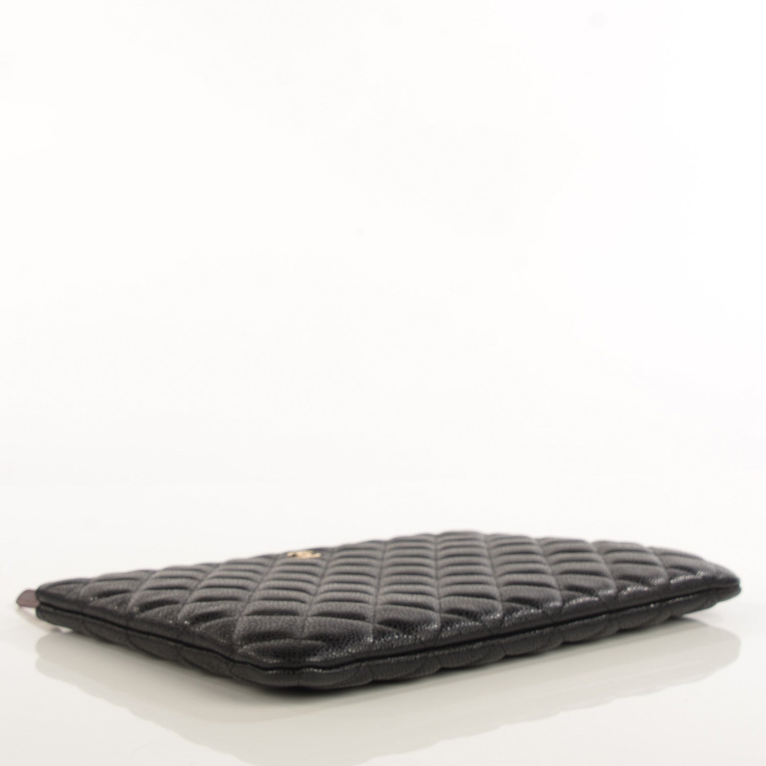 Chanel Caviar Quilted Medium Cosmetic Case Black 4 of 8