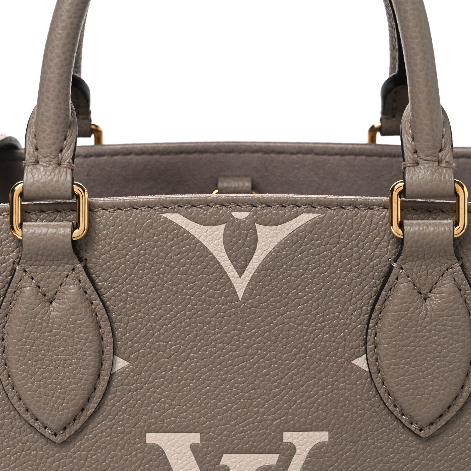 Louis Vuitton Empreinte Monogram Giant Onthego PM Tourterelle Creme 7 of 9