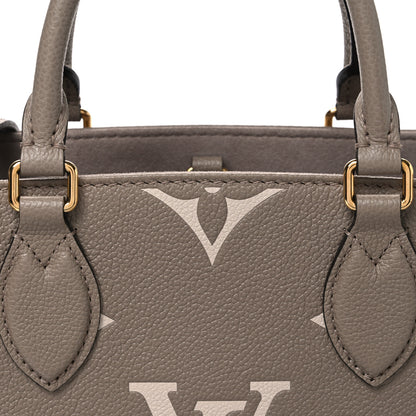 Louis Vuitton Empreinte Monogram Giant Onthego PM Tourterelle Creme 7 of 9