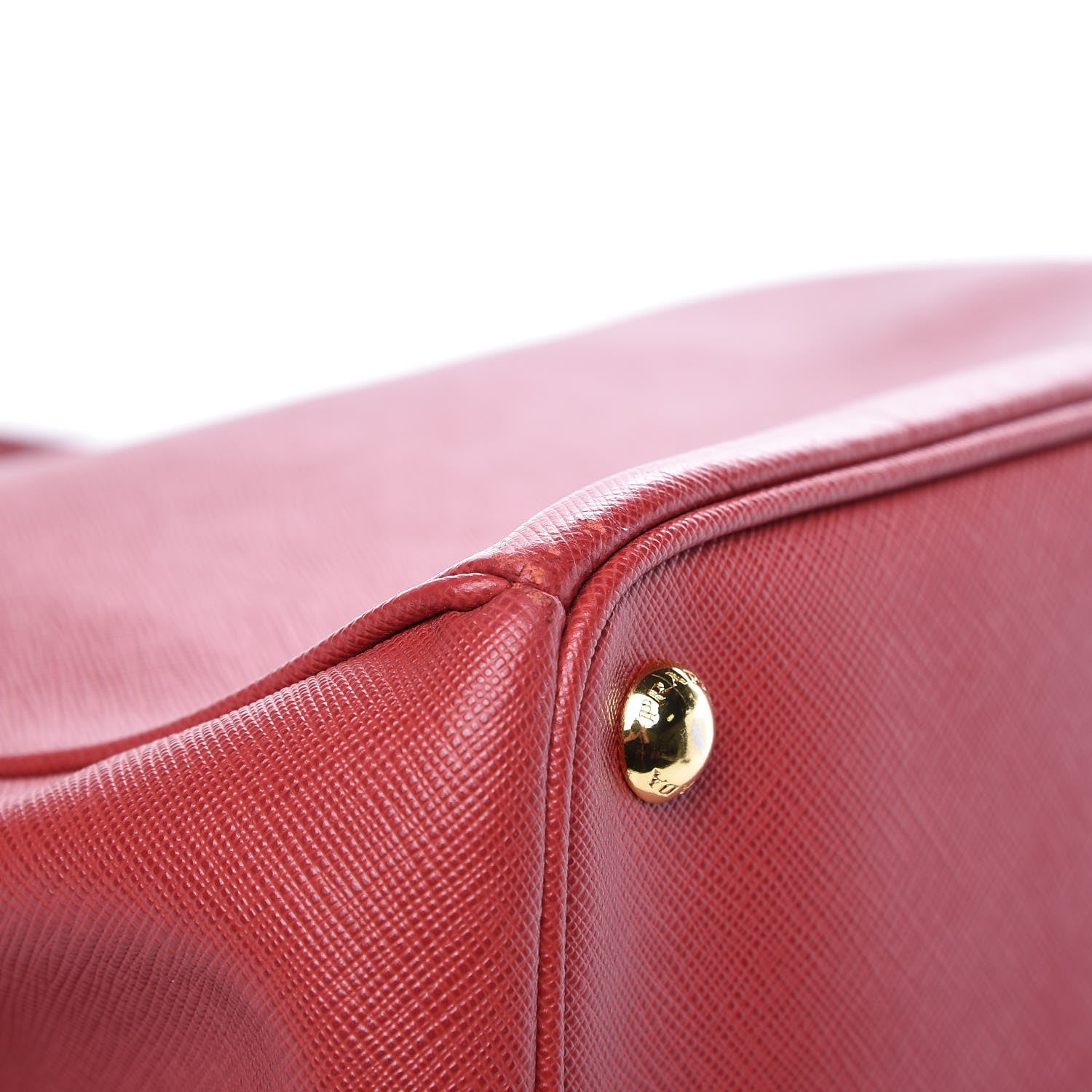 Prada Saffiano Lux Large Tote Fuoco 11 of 15