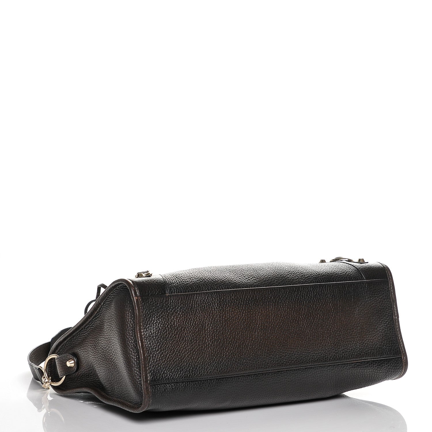 Balenciaga Vibrato Calfskin Classic Gold Hardware City Ombre Marron 4 of 6