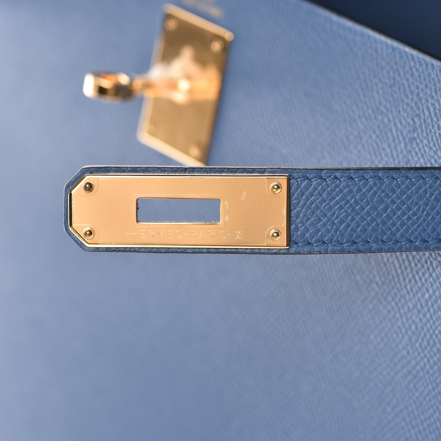 Hermes Epsom Kelly Sellier 28 Bleu Agate 27 of 40