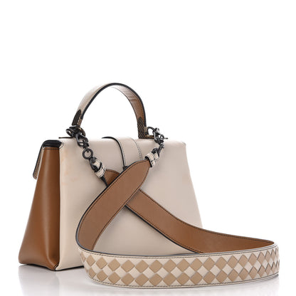 Bottega Veneta Nappa Small Bicolor Piazza Bag Mink 3 of 8