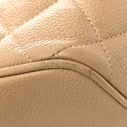 Chanel Caviar Quilted Medallion Tote Beige 11 of 12