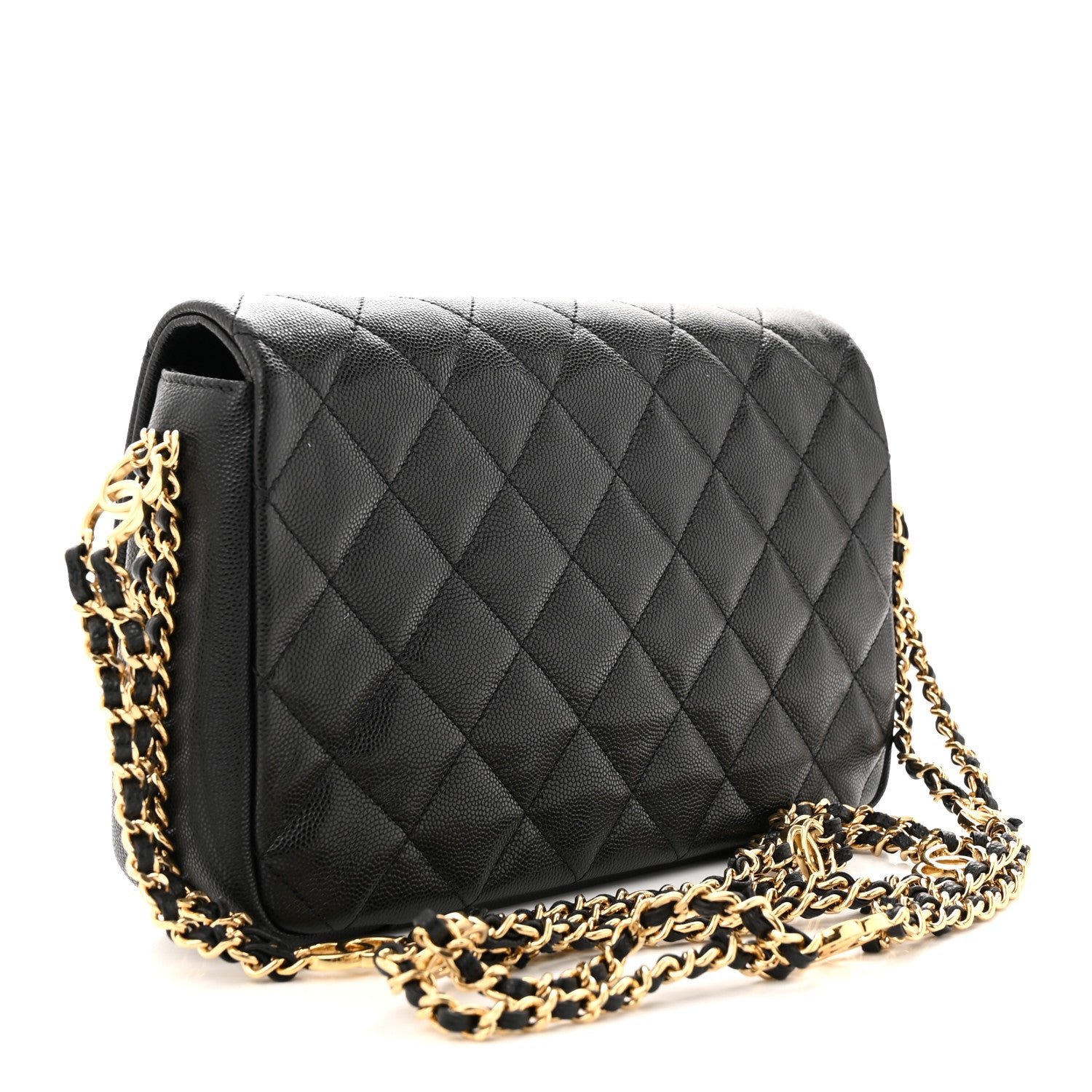 Chanel Caviar Quilted Small CC You Flap Black 3 of 10