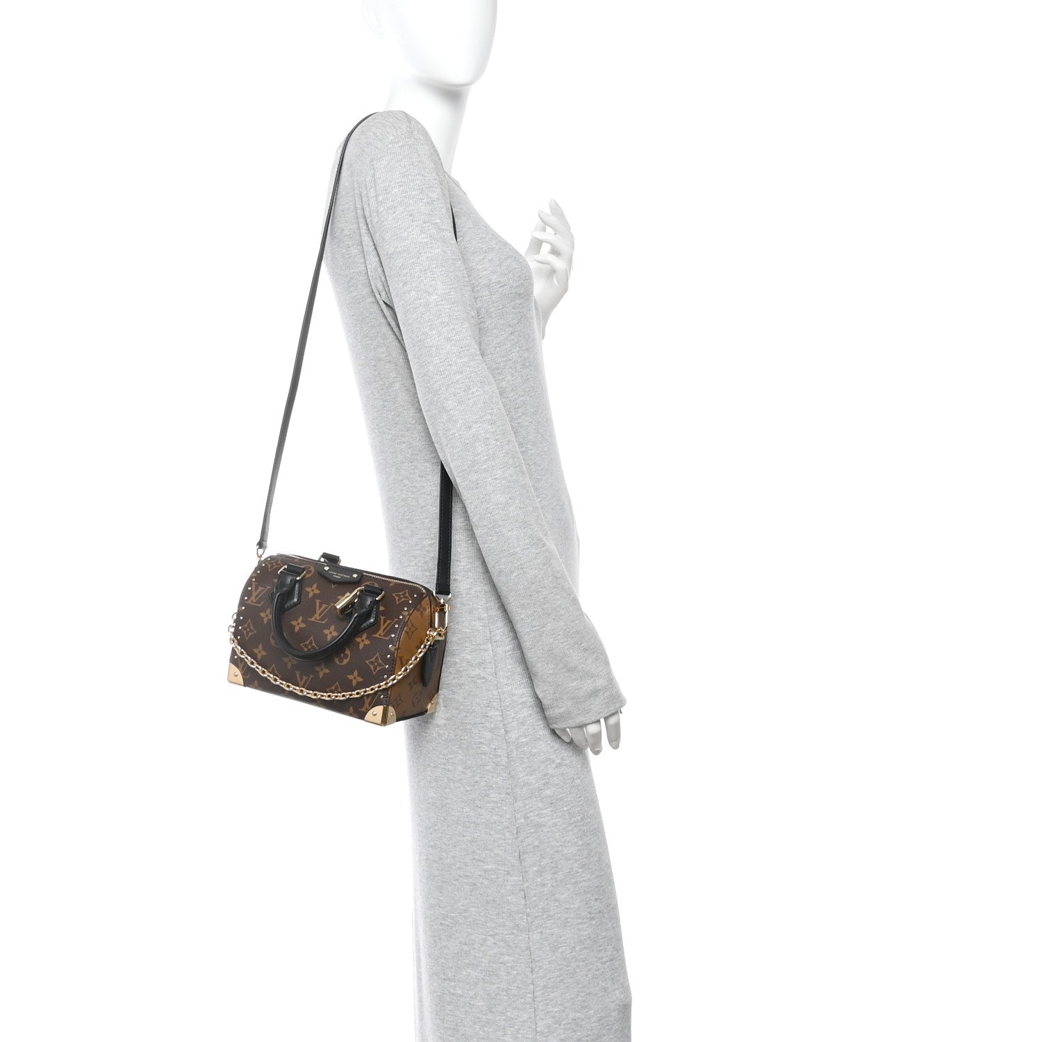 Louis Vuitton Reverse Monogram Speedy Trunk 20 2 of 9