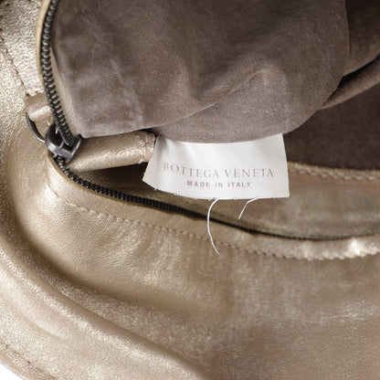 Bottega Veneta Washed Lambskin Mineral Budoir Tote Gold 7 of 9