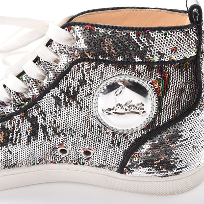 Christian Louboutin Metallic Sequin Bip Bip Orlato Flat Sneakers 38 Multicolor 12 of 12