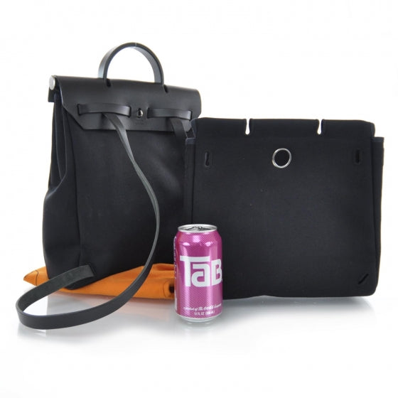 Hermes Toile Herbag Black 3 of 8