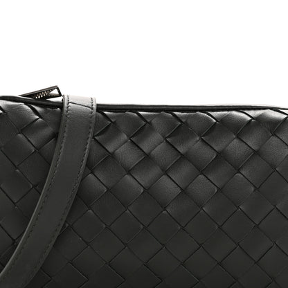 Bottega Veneta Calfskin Intrecciato Traveler Phone Pouch Dark Green 8 of 11