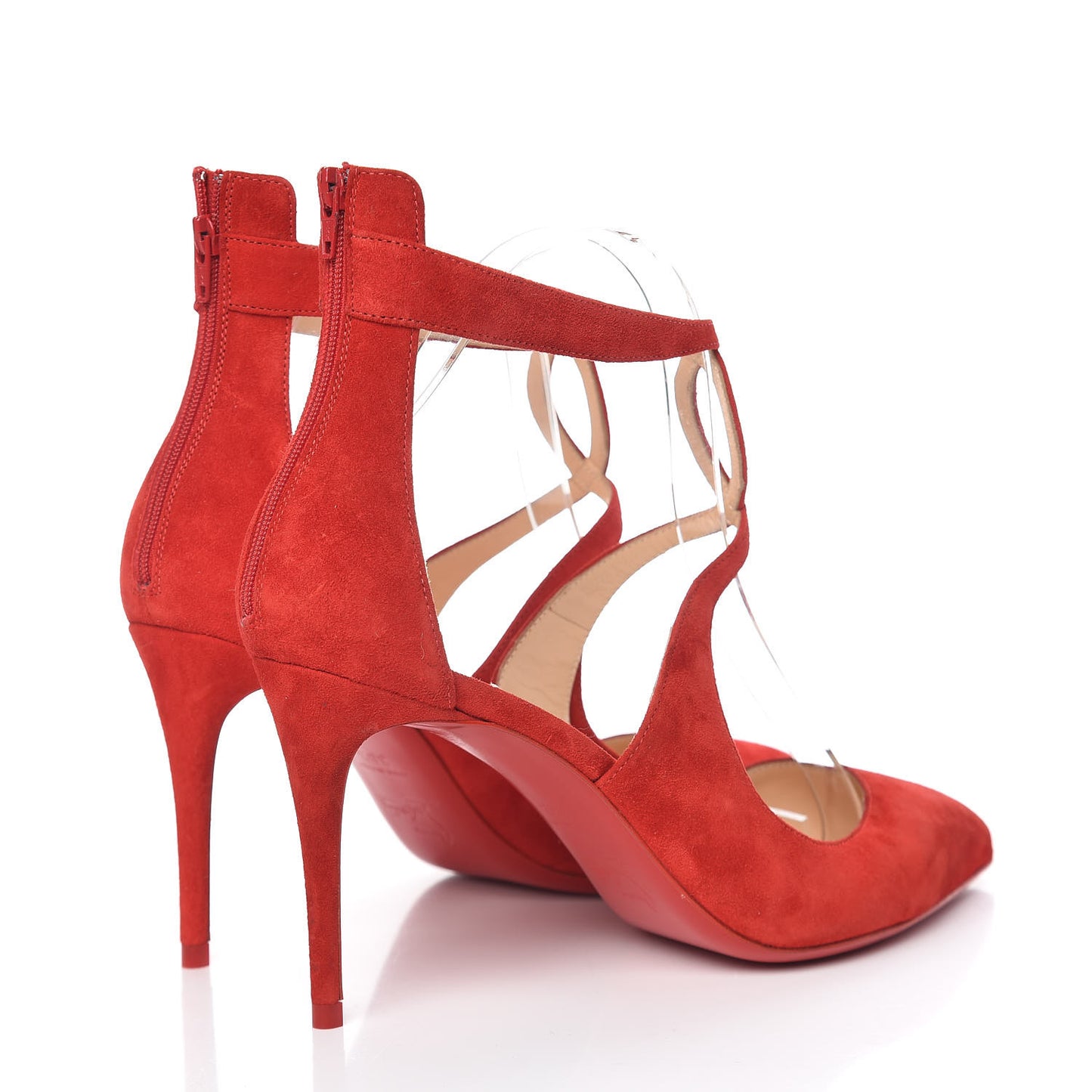 Veau Velours Rosas 85 Pumps 38.5 Loubi