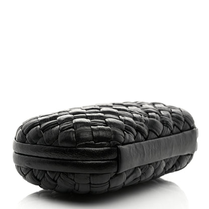 Bottega Veneta Nappa Intrecciato Knot Clutch Black 4 of 7