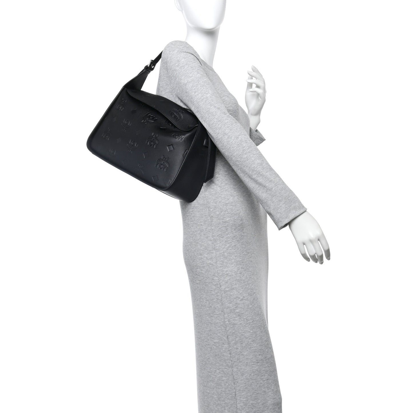 Calfskin Ottomar Medium Aren Flap Hobo Black