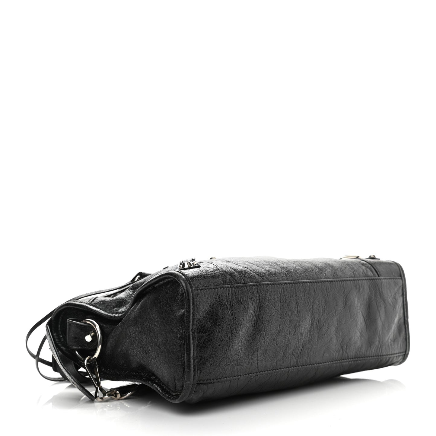 Agneau Classic Silver Hardware S City Black