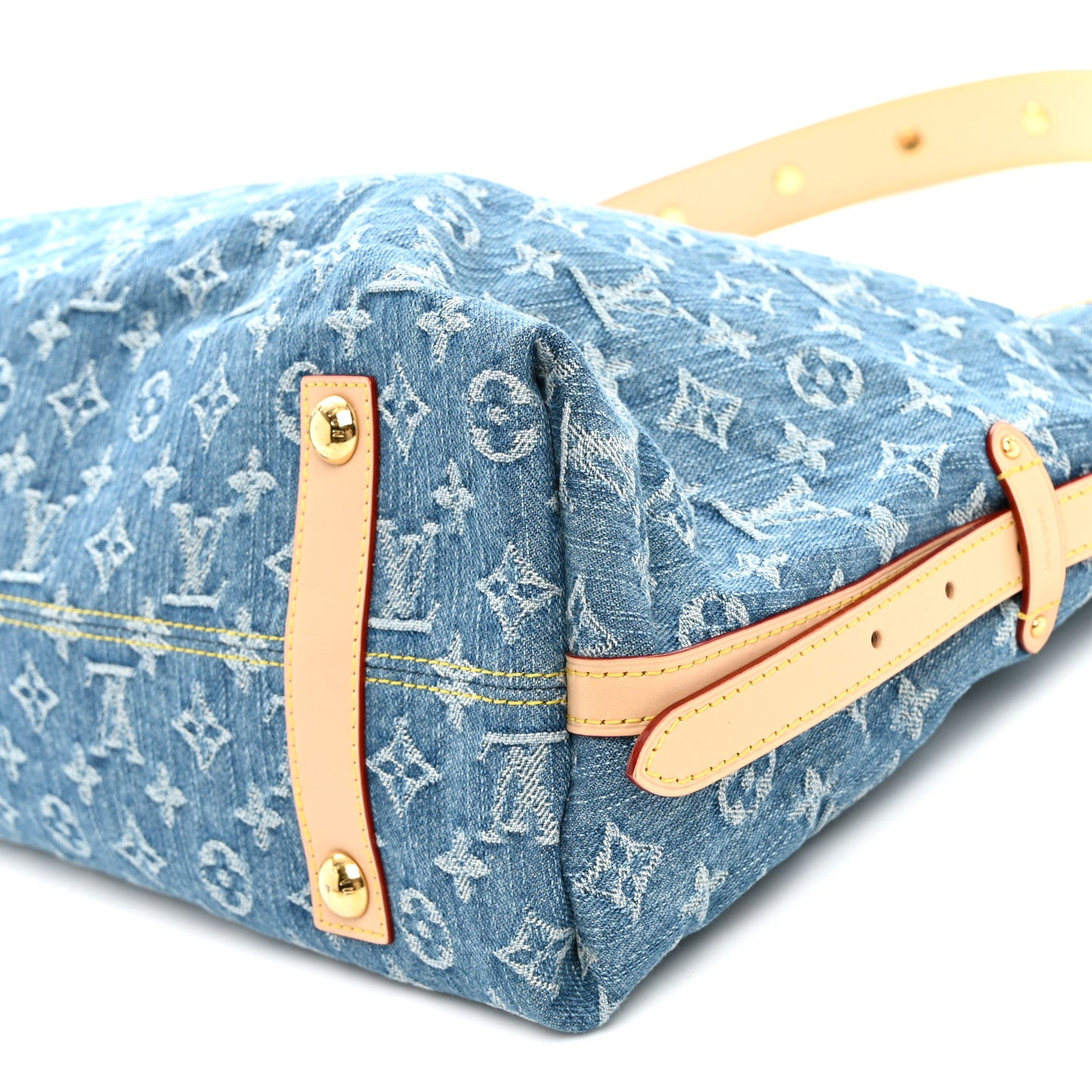 Monogram Denim CarryAll MM Blue