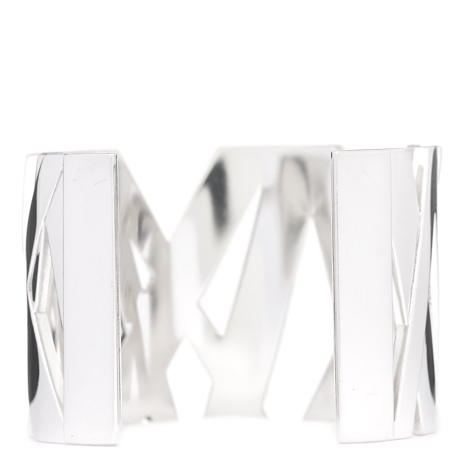Tiffany Sterling Silver Wide Atlas Cuff Bracelet 3 of 4