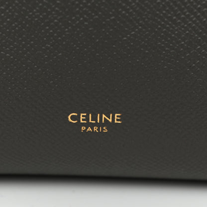 Celine Grained Calfskin Micro Belt Bag Grey 6 of 11