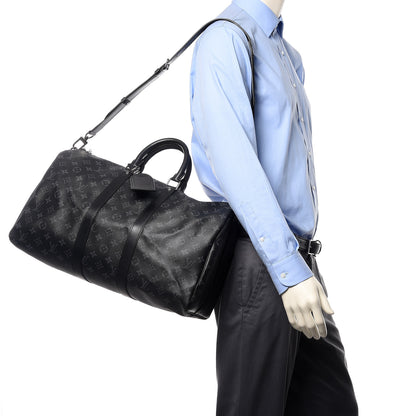 Louis Vuitton Monogram Eclipse Keepall Bandouliere 45 2 of 10