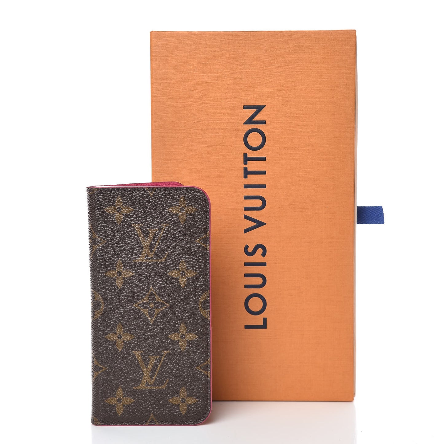 Monogram iPhone X Folio Case Rose Pop