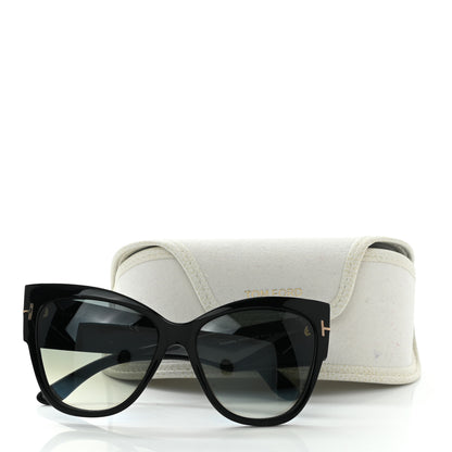 Tom Ford Acetate Anoushka Cat Eye Sunglasses TF371 Black 8 of 8