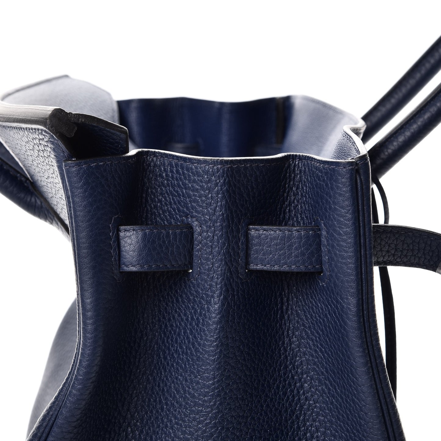 Taurillon Clemence Birkin 35 Bleu Saphir