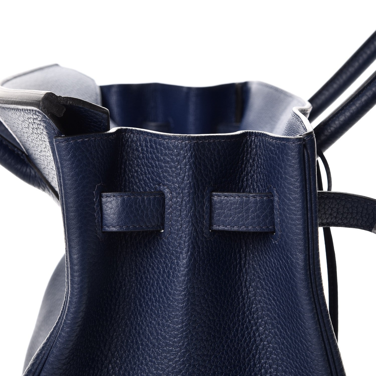 Hermes Taurillon Clemence Birkin 35 Bleu Saphir 12 of 38