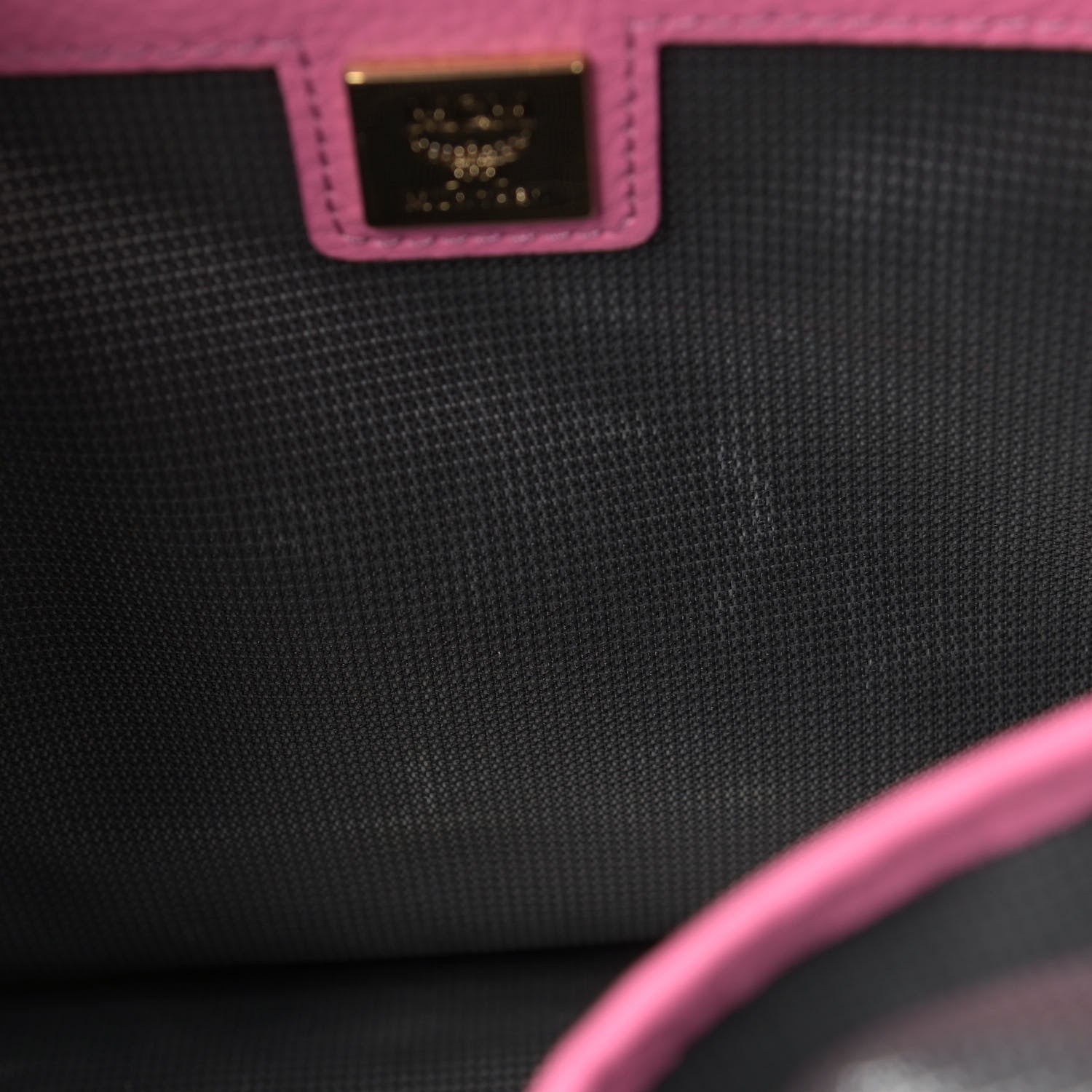 MCM Visetos Small Side Stud Stark Backpack Pink 8 of 8