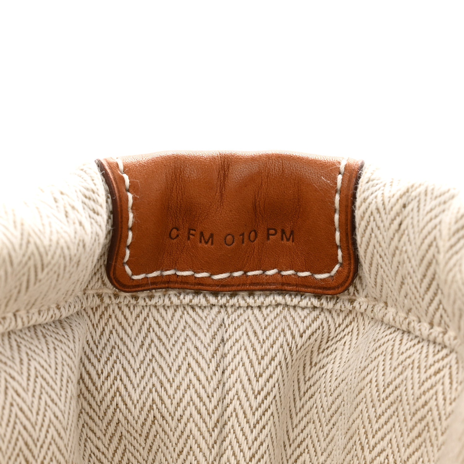 Hermes Canvas Barenia Fourbi 25 MM Pouch Naturel Fauve 7 of 15