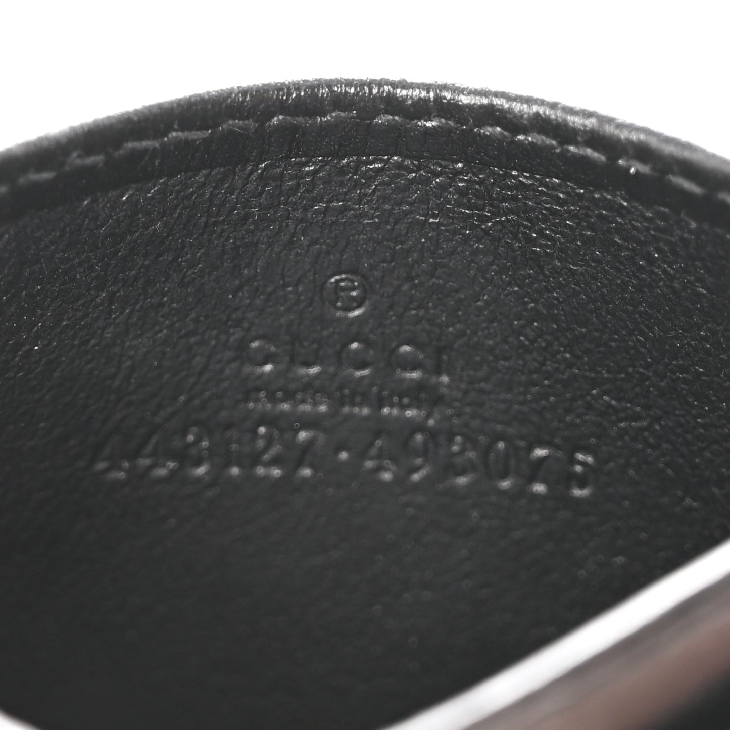 Calfskin Matelasse GG Marmont Card Holder Black