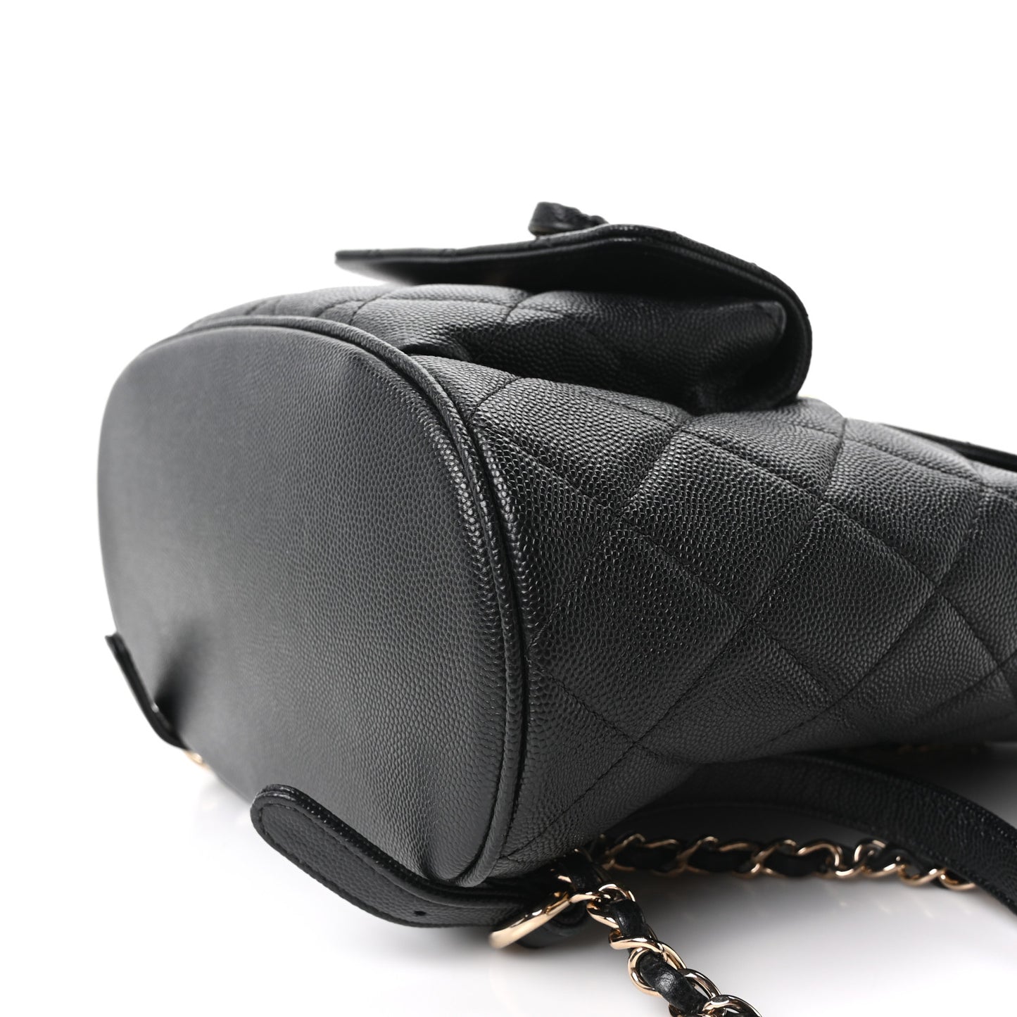 Caviar Quilted Backpack Bag Black