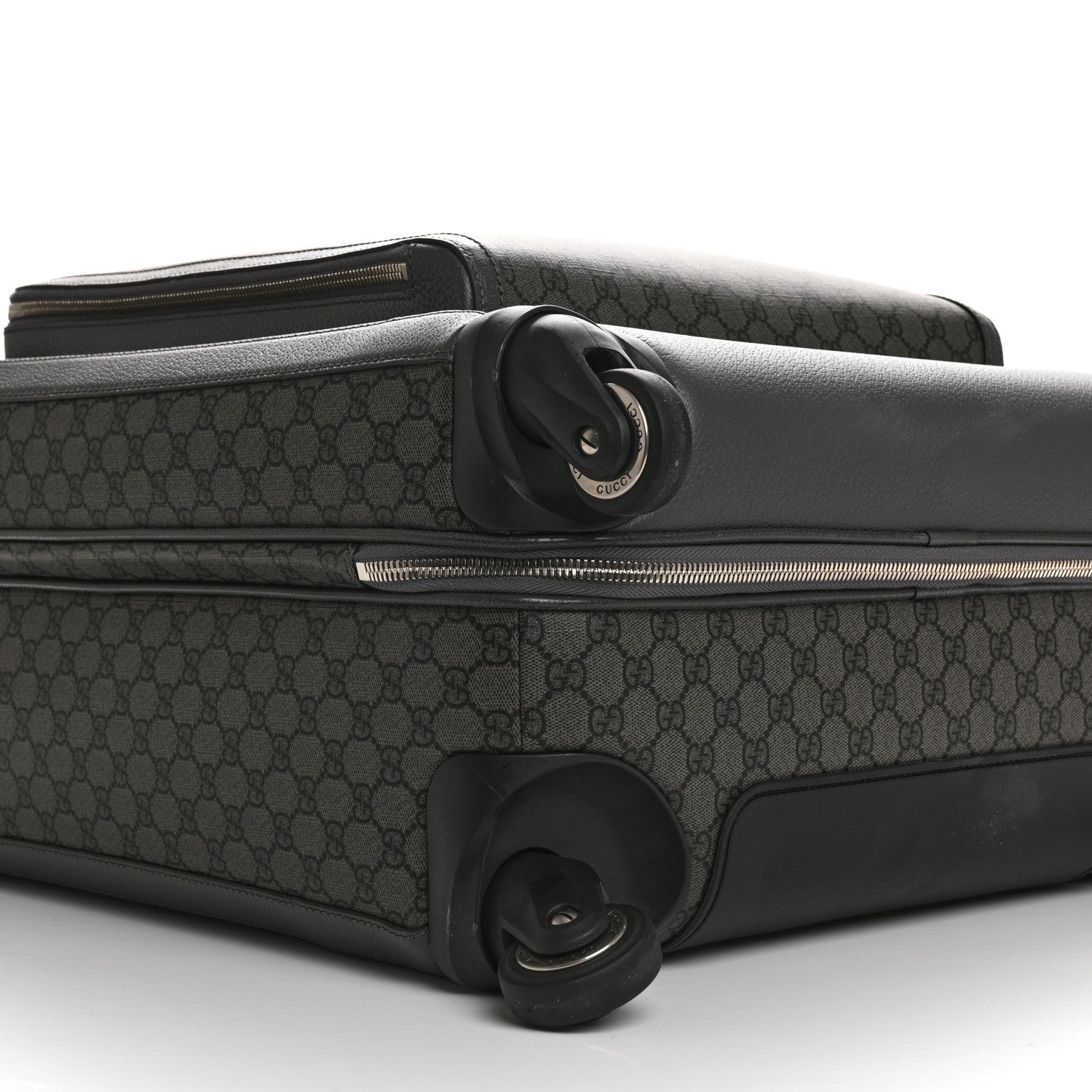 Gucci GG Supreme Monogram Medium Savoy Trolley Grey Black Graphite Grey 8 of 11