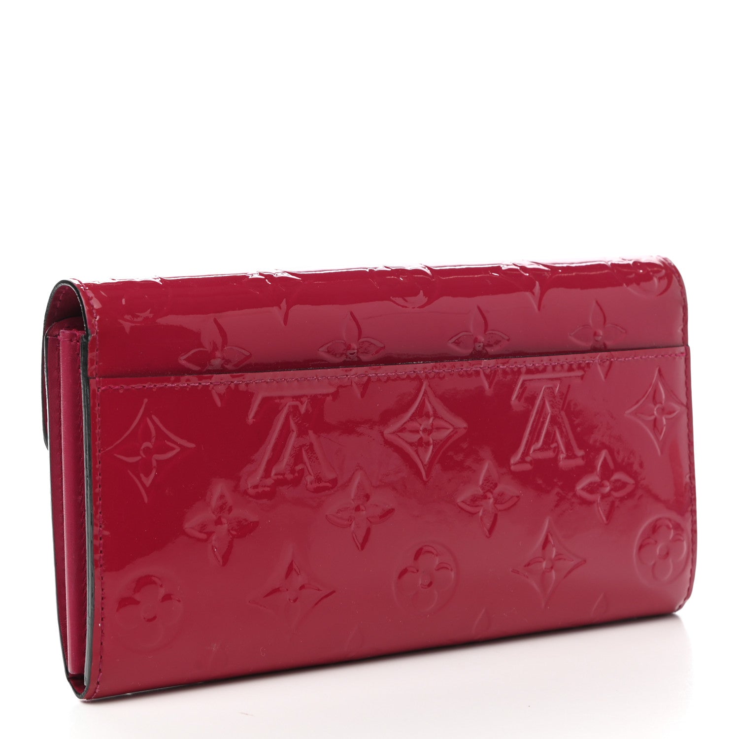 Louis Vuitton Vernis Sarah Wallet NM Rose Indien 3 of 7