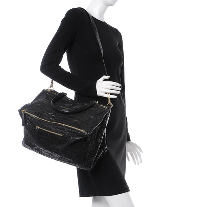 Givenchy Tumbled Sheepskin Large Pandora Black 2 of 10