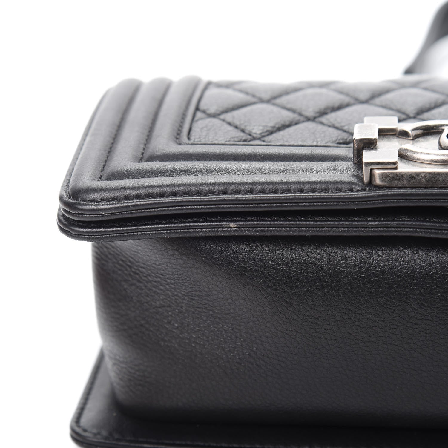 Chanel Calfskin Quilted Small Boy Flap Black 12 of 12