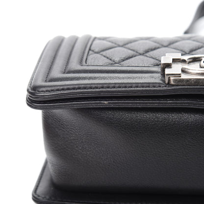Chanel Calfskin Quilted Small Boy Flap Black 12 of 12