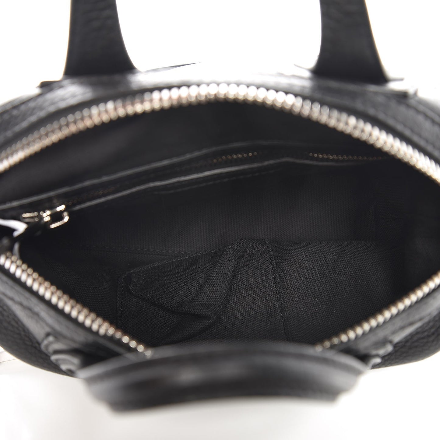 Waxed Calfskin Micro Nightingale Black