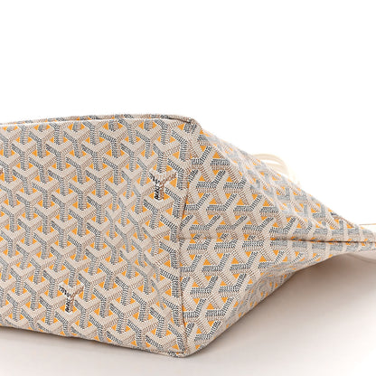 Goyard Goyardine Saint Louis Claire Voie GM White Yellow 11 of 12