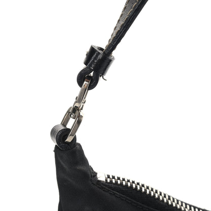 Prada Tessuto Nylon Pochette Bag Black 11 of 12