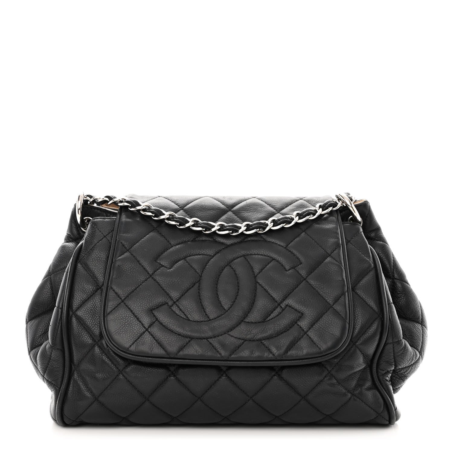 Chanel Caviar Quilted Timeless Accordion Flap Black 1 of 12
