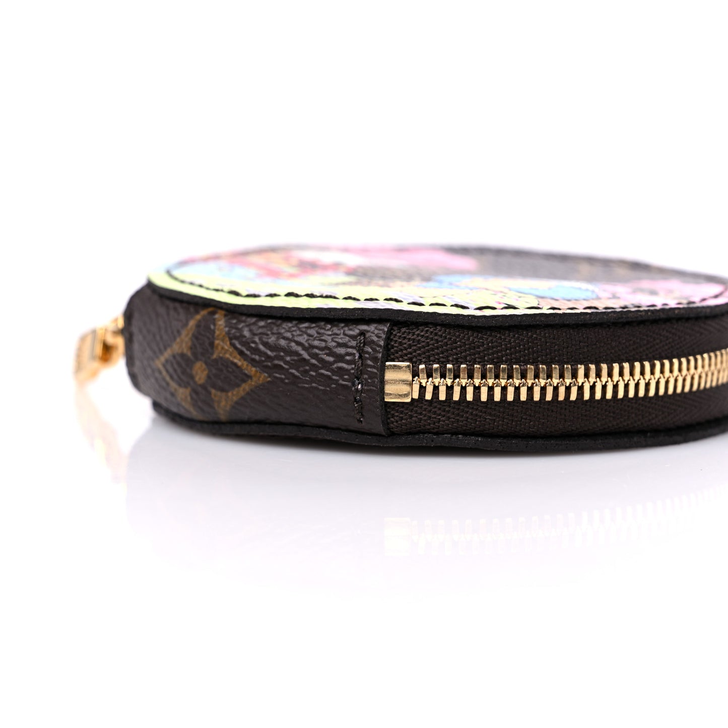 Monogram 2021 Christmas Animation Japanese Garden Round Coin Purse Wisteria Pink
