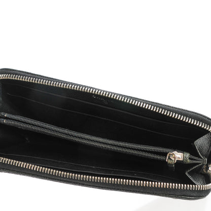 Chanel Caviar Outdoor Ligne Zip Around Wallet Black 6 of 10
