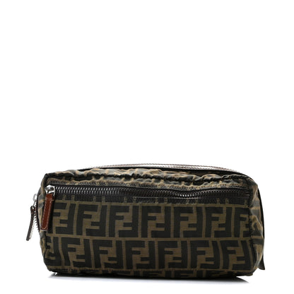Fendi Zucca Cosmetic Pouch Tobacco 1 of 9