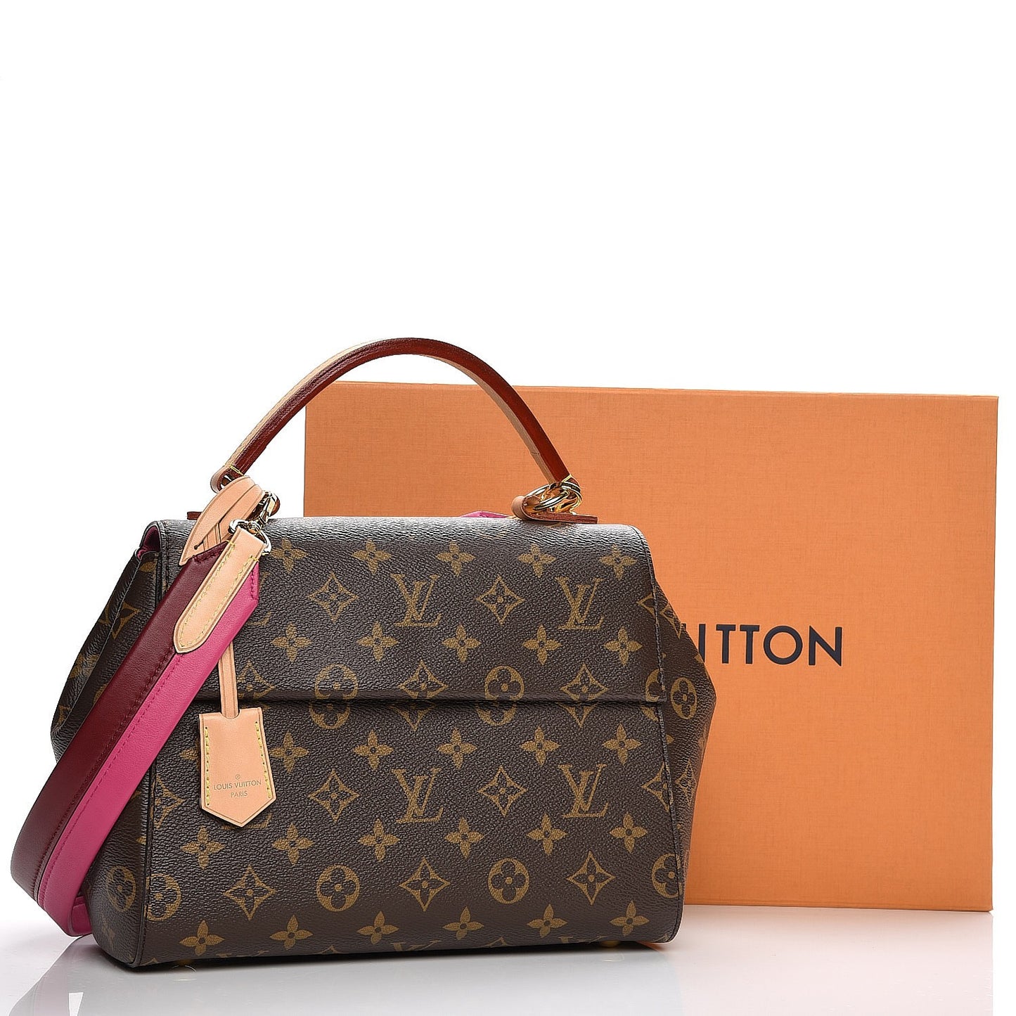 Monogram Cluny BB Bordeaux Fuchsia