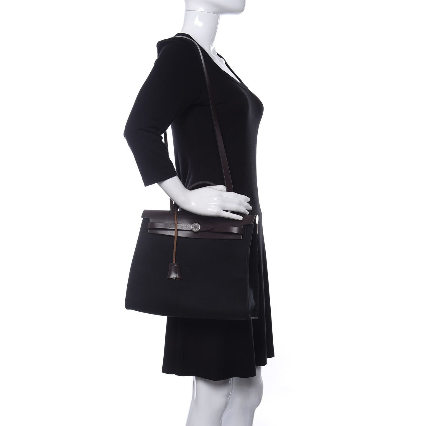 Toile Vache Hunter Herbag Zip 31 PM Black Ebene